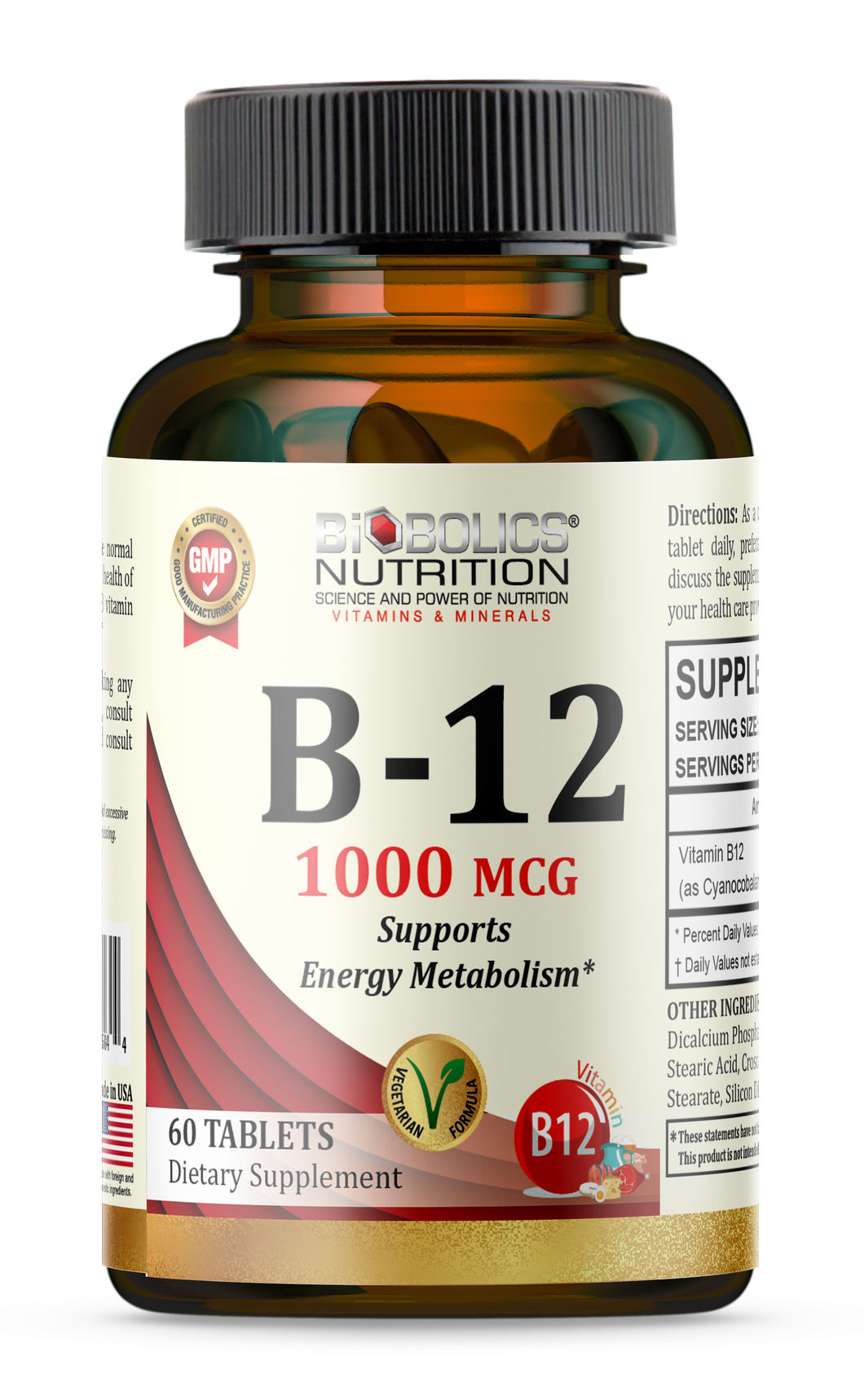 Biobolics® B-12 6000 mcg (Quick Dissolving)