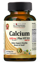 Load image into Gallery viewer, Biobolics® Calcium Carbonate 600 mg + Vit D 400 IU
